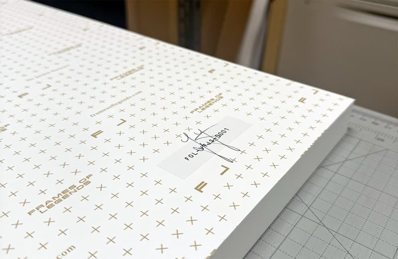 Quality control of a signed print