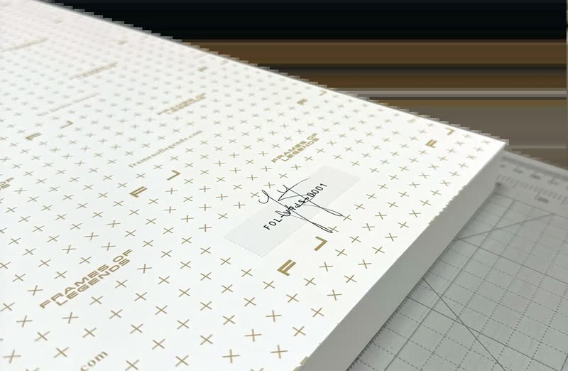 Quality control of a signed print